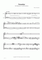 Sonatine fr Klarinette und Kontrabass - Seite 1