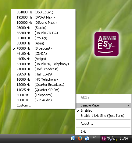 Screenshot AESy
